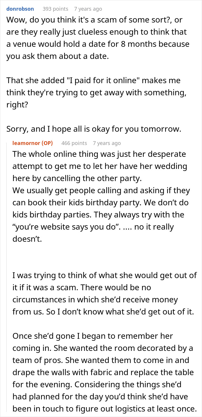 Bride Comes In To Pay For Wedding One Day Before Getting Married, Surprised They Kick Her Out Bride Comes In To Pay For Wedding One Day Before Getting Married, Surprised They Kick Her Out