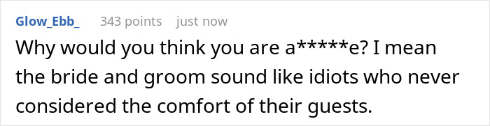A comment about a 4-venue LA wedding where guests got tired of driving and went home.
