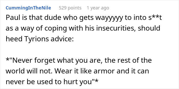 Guy Thinks Game Of Thrones Quotes Make Insults Clever, Writes GF Out Of The Story When She Complains Guy Thinks Game Of Thrones Quotes Make Insults Clever, Writes GF Out Of The Story When She Complains