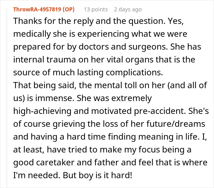 Husband&rsquo;s Life Is A Living Hell Due To Wife&rsquo;s Disability After An Accident: &ldquo;Don't Know If I Can Do This&rdquo;