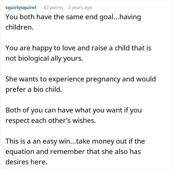 A man questions marriage after years of trying to conceive and his wife exposes shocking beliefs about adoption.
