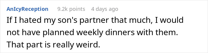 A screenshot of a Reddit comment by AnIcyReception, expressing disbelief at a cruel plan. A screenshot of a Reddit comment by AnIcyReception, expressing disbelief at a cruel plan.