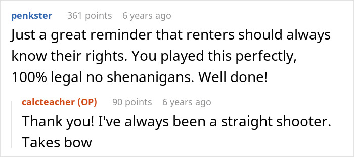 Screenshot of online comments reminding renters to know their rights, advocating for tenants fighting for heating. Screenshot of online comments reminding renters to know their rights, advocating for tenants fighting for heating.
