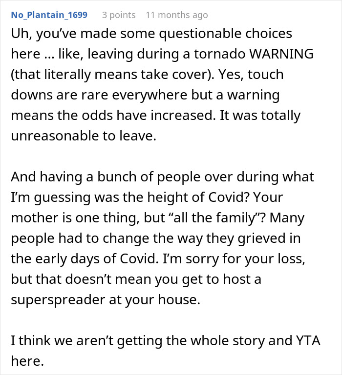 A comment detailing how a husband lets his mom control their marriage, highlighting questionable choices. A comment detailing how a husband lets his mom control their marriage, highlighting questionable choices.