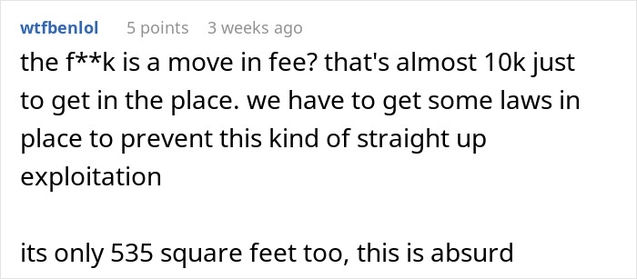 Renter Shocked By Entitled Landlord Charging Fees For Application, Working From Home, And Moving In Renter Shocked By Entitled Landlord Charging Fees For Application, Working From Home, And Moving In