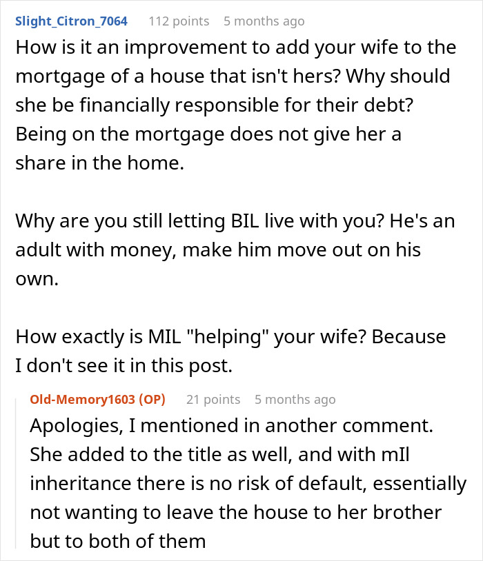 Financially Illiterate 27YO Gets Inheritance And Family Home, His BIL Is Starting Drama Financially Illiterate 27YO Gets Inheritance And Family Home, His BIL Is Starting Drama