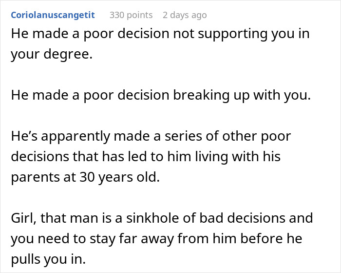 Guy Dumps 25YO GF Over Her Debt, Rediscovers His Feelings Once She Starts Thriving