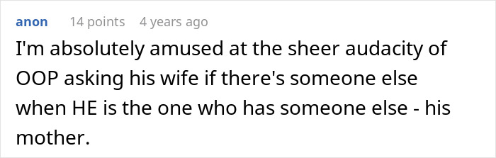 Mom Treats Son Like Her Stand-In Husband For Years, His Real Wife Eventually Quits The Role Mom Treats Son Like Her Stand-In Husband For Years, His Real Wife Eventually Quits The Role