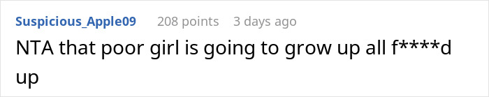 A comment about parents gaslighting a babysitter, mentioning the crying baby will grow up messed up. A comment about parents gaslighting a babysitter, mentioning the crying baby will grow up messed up.