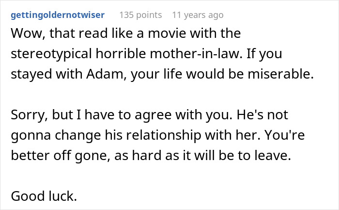 Future MIL Spends Years Sabotaging Son’s Relationship, Pushes His Fiancée Close To Calling It Quits Future MIL Spends Years Sabotaging Son’s Relationship, Pushes His Fiancée Close To Calling It Quits