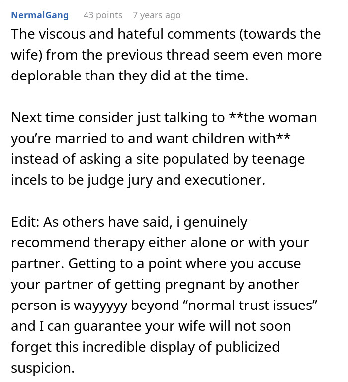 Husband Starts Questioning Everything After Wife Announces Pregnancy: “This Shouldn’t Be Possible” Husband Starts Questioning Everything After Wife Announces Pregnancy: “This Shouldn’t Be Possible”