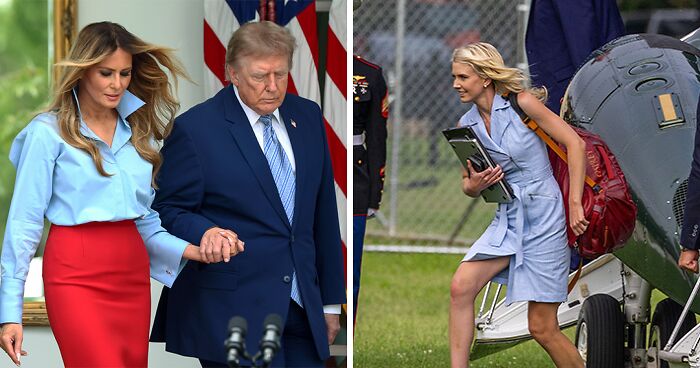 Melania Trump’s Gesture With Donald Sparks Frenzy As She Reappears After Weeks Amid President’s Aide Scandal