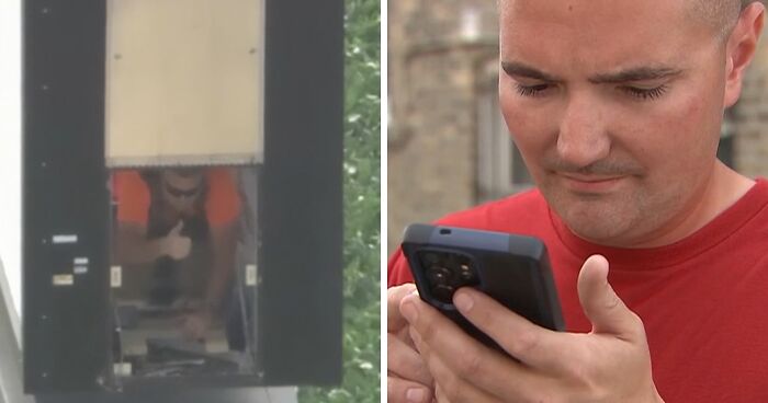 Terrified Electrician Records Goodbye Message For Family After Getting Stuck Inside 130ft High Sign