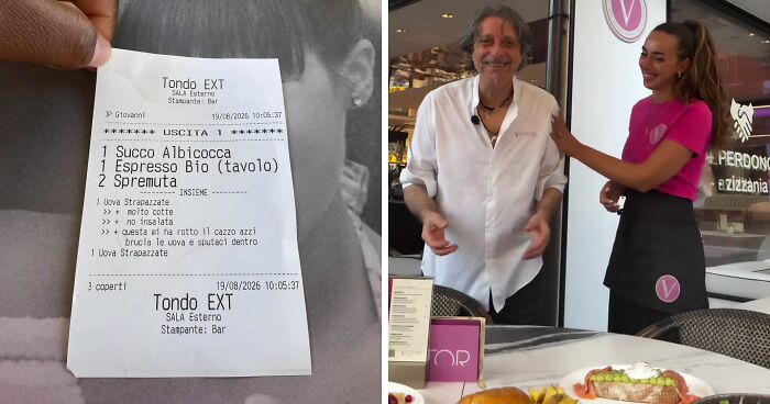 Tourist Horrified As Server Leaves Disgusting Note On Breakfast Bill After Simple Request: 