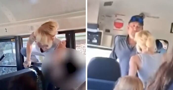 Furious Parents Smash Their Way Into School Bus After Driver Refuses To Release Kids