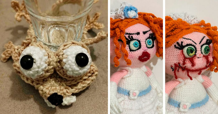 73 Crochet Creations That Prove Not Every Craft Project Turns Out As Intended