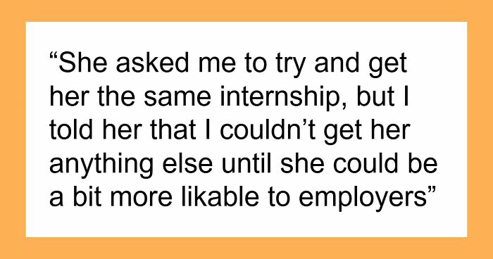 Dad Gets Both Kids Internships, Gets Blamed When One Thrives And The Other Does Not