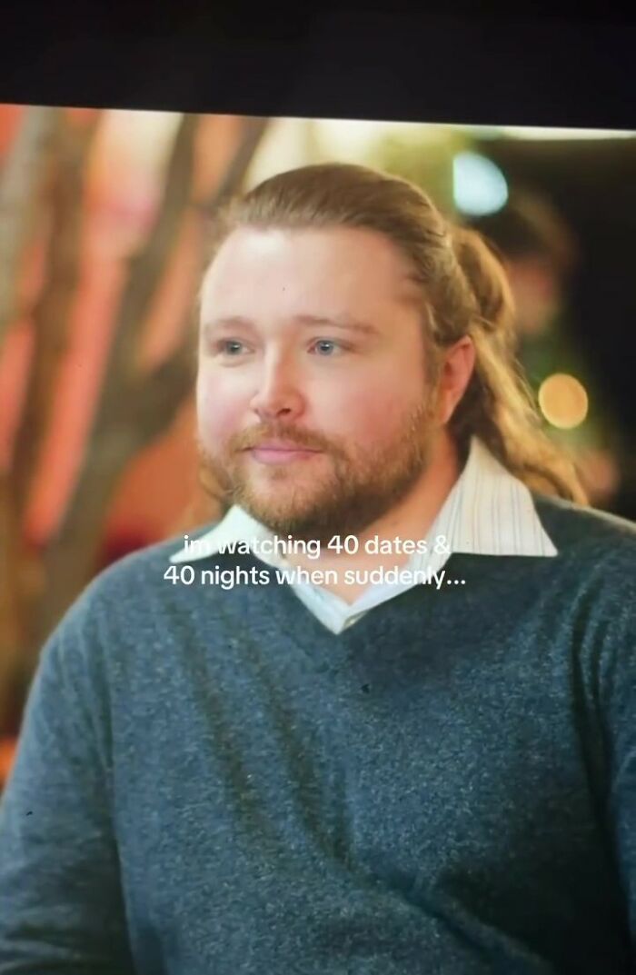 A Disney heartthrob at nearly 40, sporting a beard and long hair, looking unrecognizable.