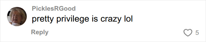 A social media comment about Drake's Goth Baddie and dating show encounter, mentioning pretty privilege. A social media comment about Drake's Goth Baddie and dating show encounter, mentioning pretty privilege.