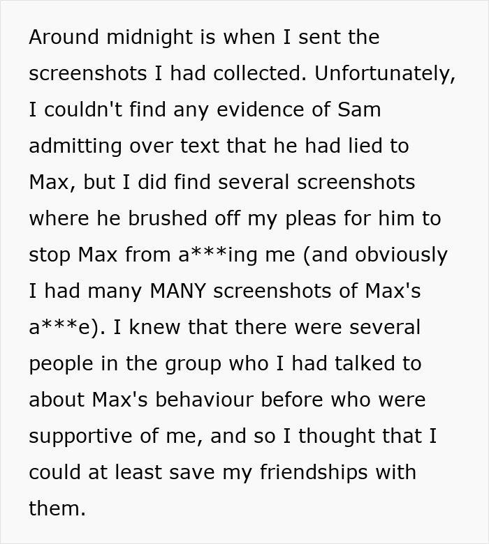 Text about a man playing friends against each other, ex-girlfriend sends receipts. Text about a man playing friends against each other, ex-girlfriend sends receipts.