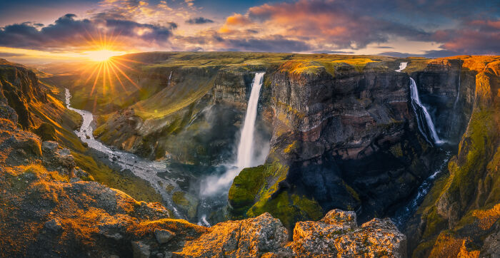 Landscape, 1st Place: Golden Abyss By Ivan Pedretti