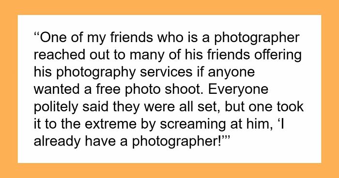 Photographer Shuts Down An Entitled Woman’s Wild Demand, And She Explodes At His Nerve To Say “No”
