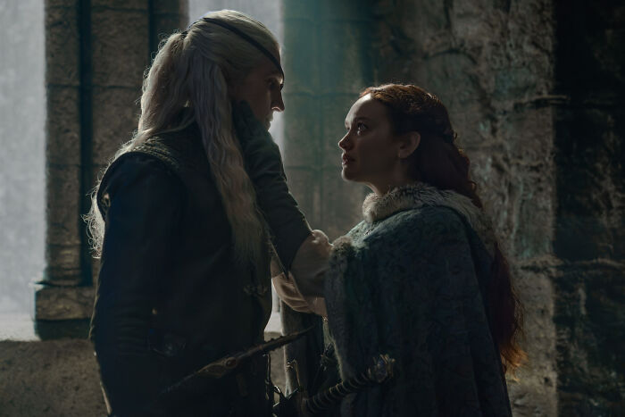 An intense intimate scene between characters in House of the Dragon, causing mass boycott threats. An intense intimate scene between characters in House of the Dragon, causing mass boycott threats.