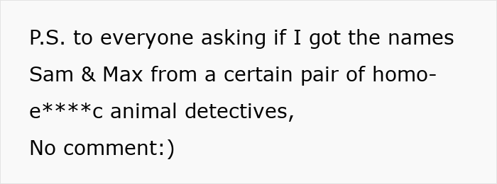 Ex-girlfriend sending receipts about a man playing friends against each other. Text about names Sam & Max and no comment. Ex-girlfriend sending receipts about a man playing friends against each other. Text about names Sam & Max and no comment.