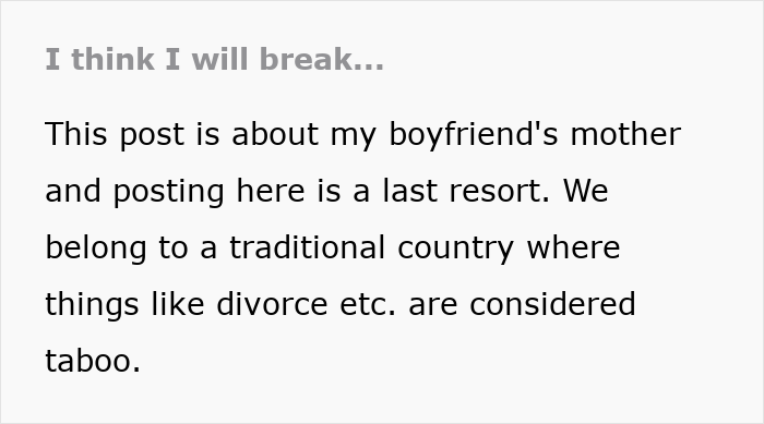 Woman Learns Fiancé Plans To Move Parents In When They’re Older, Decides She Won’t Stick Around For It Woman Learns Fiancé Plans To Move Parents In When They’re Older, Decides She Won’t Stick Around For It