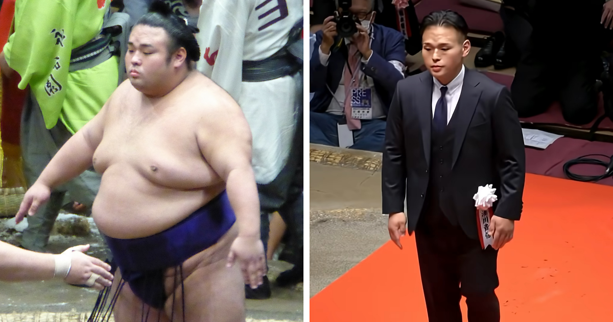 Sumo Wrestling Champion Stuns With Weight Loss Transformation After Retirement: “Freakishly Disciplined”