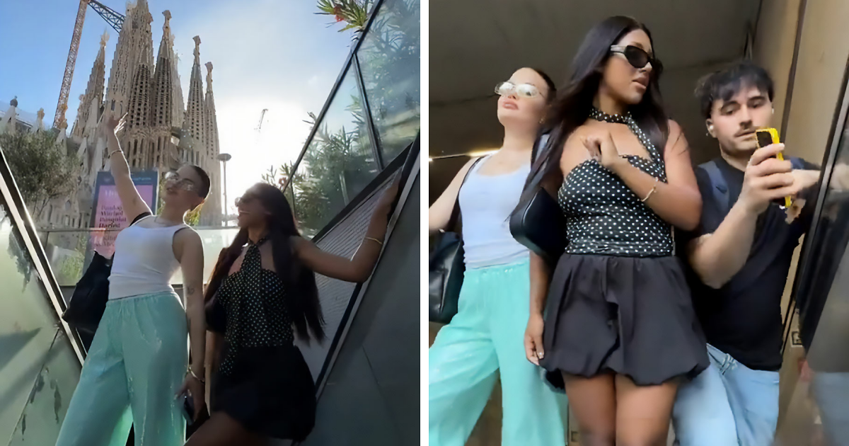 Man Becomes Internet’s Latest Hero After Pushing Past Women Filming Video On Busy Metro Station Escalator