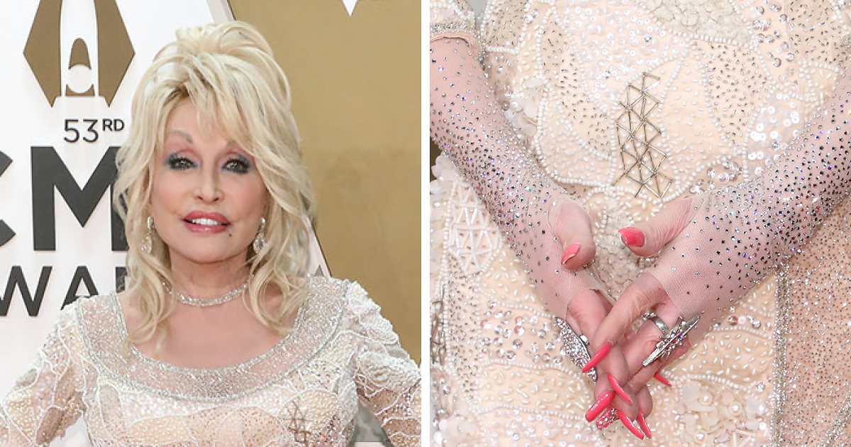 Dolly Parton Covered Her Tattooed Hands With Skin-Colored Gloves, Here’s What She Was Really Hiding