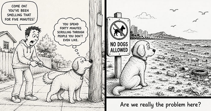I Created 22 New Comics That Capture The Joy, Confusion, And Drama Of Being A Dog