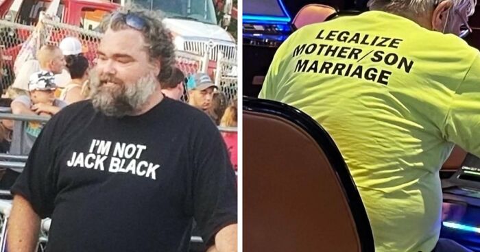 “I Have Mental Illinois”: 64 Iconic Shirts People Wore In Public That Absolutely Went Hard (New Pics)