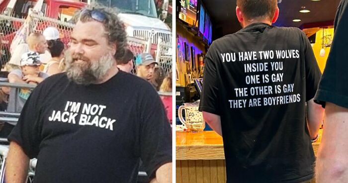 “I Have Mental Illinois”: 64 Iconic Shirts People Wore In Public That Absolutely Went Hard (New Pics)
