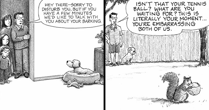 33 Humorous One-Panel Dog Comics By The New Yorker Magazine Cartoonist Harry Bliss (New Comics)