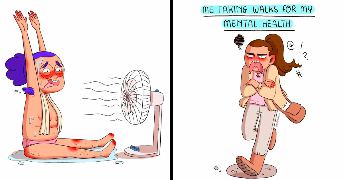 33 Relatable Comics About Body Positivity, Mental Health And What Being A Woman Is Like