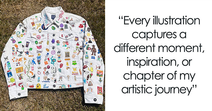 Artist Spent Five Years Filling One Jacket With The Pop Culture That Shaped Gen-Z’s Childhood