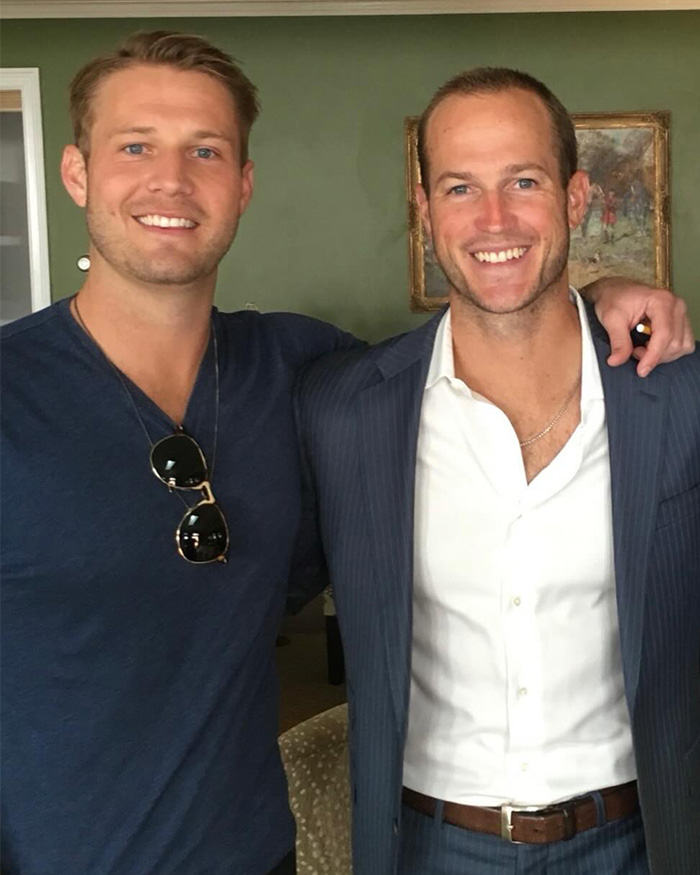 Hayden Panettiere's boyfriend with another man, prior to the investigation into a tragic passing. Hayden Panettiere's boyfriend with another man, prior to the investigation into a tragic passing.