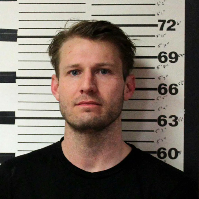 Mugshot of Hayden Panettiere's boyfriend, Brian Hickerson, during the tragic passing investigation. Mugshot of Hayden Panettiere's boyfriend, Brian Hickerson, during the tragic passing investigation.