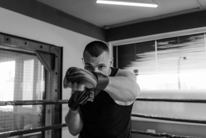 A boxer in a ring throwing a punch. Harmless-looking things can be more dangerous than people realize.
