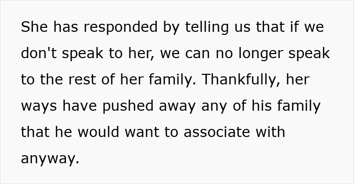 Grandma shows true colors, trying to control family interactions after accusing someone of buying love with gifts.