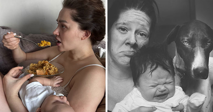 73 Real Photos From Moms’ Lives That They Ironically Shared To Prove “Motherhood Is Easy”