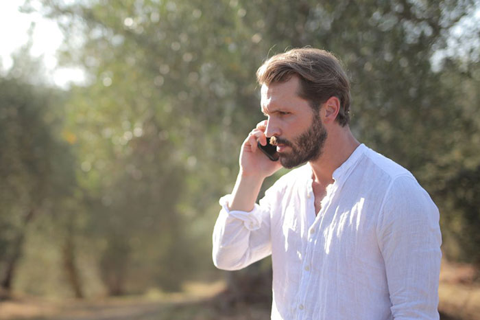 A man on the phone, a resident uncovering an HOA secret scheme.
