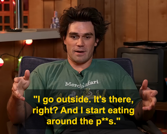 Hollywood Star confessing about extreme food habits, detailing an incident with food. Hollywood Star confessing about extreme food habits, detailing an incident with food.