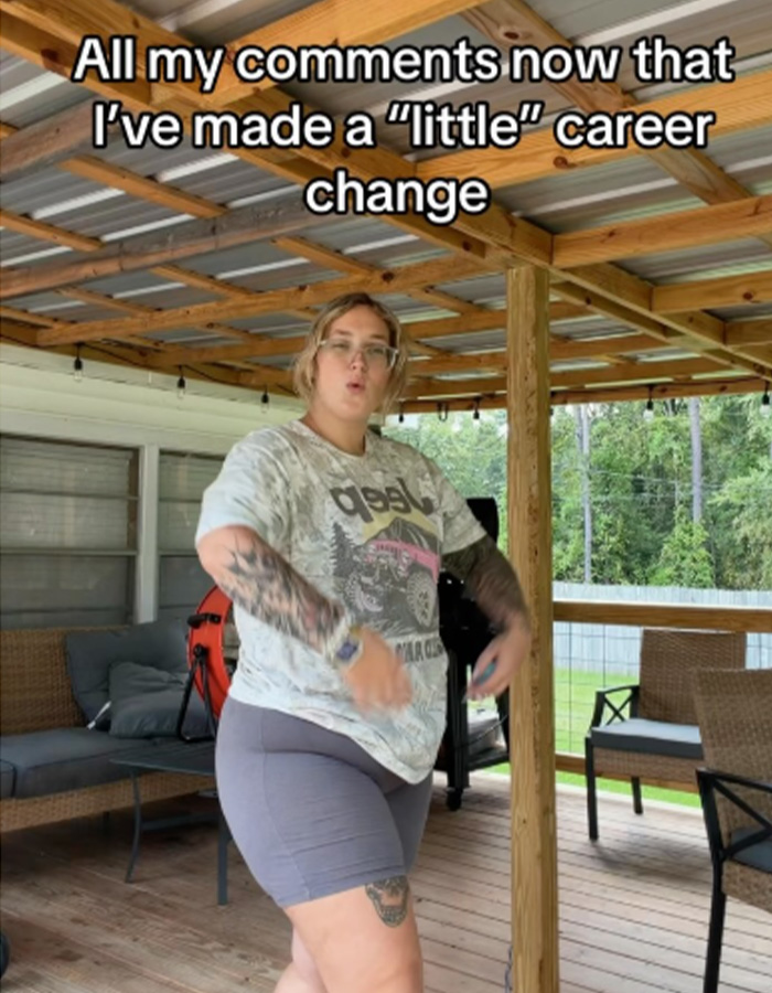 Honey Boo Boo star Pumpkin standing outdoors, addressing comments about her adult platform career change.