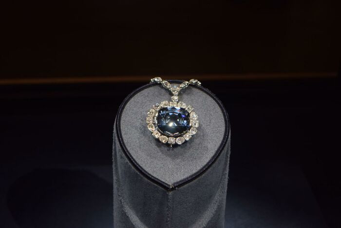 The Hope Diamond, 45.52 Carats, Smithsonian Institution, Washington, D.c