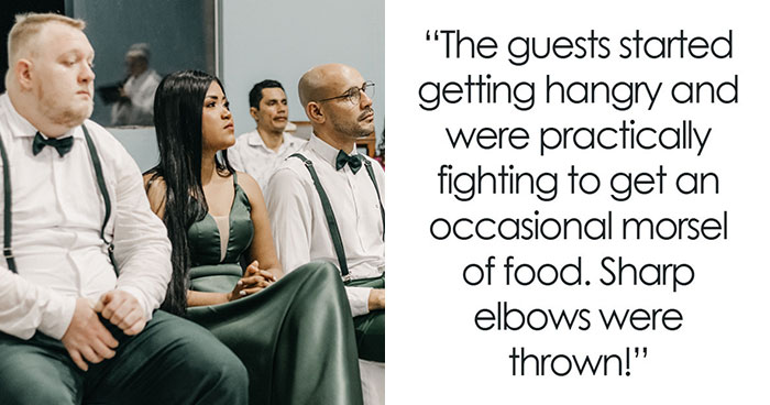 Bride And Groom Claim Dinner Is Too Expensive, Opt For An Appetizers-Only Wedding, Drama Ensues
