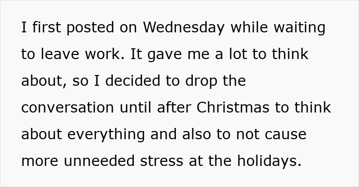 A hilariously awkward social media post detailing when it was first posted, sharing too much about holiday stress. A hilariously awkward social media post detailing when it was first posted, sharing too much about holiday stress.