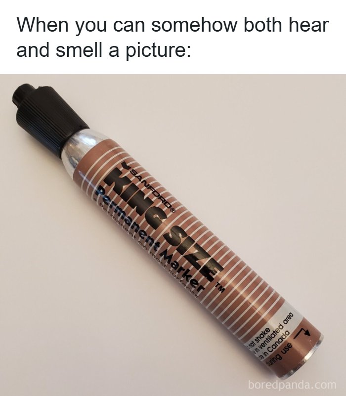 A brown Sanford King Size permanent marker, evoking memories of the '80s and good times.